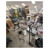 DeWalt Miter Saw on Rolling Work Bench