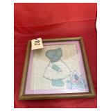 Framed Quilt Block 13"x13"