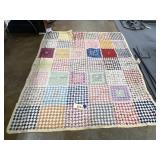 Vintage Hand Stitched Quilt