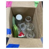 Box of Canning Jars - Corn Cob Plates