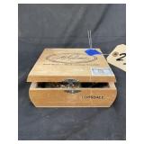 Wooden Box w/Hair Pins - Knob & Necklace