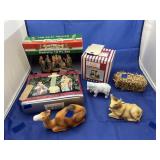 Porcelain Nativity Candle Holder - Nativity Set
