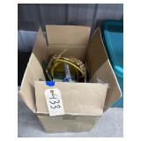 Garden Hose Reel - Caulk Gun - Crescent Wrench