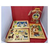 Fisher Price Connect It Game & Fisher Price Clock