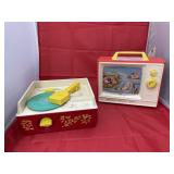 2 Pcs - Fisher Price Music Box Record Player