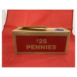 $25 Box Pennies