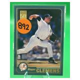 2001 TOPPS ROGER CLEMENS CARD