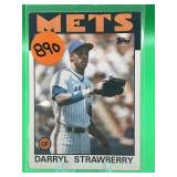EARLY CARD 1986 TOPPS DARRYL STRAWBERRY