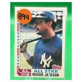 1982 TOPPS HOF REGGIE JACKSON CARD