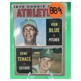 ROOKIE CARD 1970 TOPPS VIDA BLUE/GENE TENACE