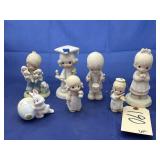 6 Pcs - Precious  Moments Figurines