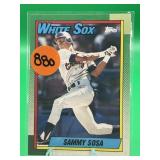ROOKIE CARD 1990 TOPPS SAMMY SOSA