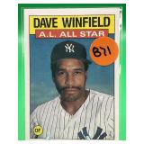 1986 TOPPS HOF DAVE WINFIELD CARD