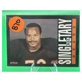 EARLY CARD 1985 TOPPS HOF MIKE SINGLETARY