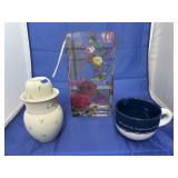 Bedside Carafe - Large Mug - Floral Vase