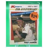 1987 TOPPS/KMART HOF HANK AARON CARD