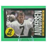 2ND YR CARD 1985 TOPPS HOF MORTEN ANDERSEN