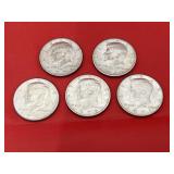 5 - Clad Kennedy Half Dollars
