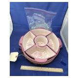 Temptations Serving Dish w/Metal Rack & More