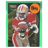 1996 PINNACLE ZENITH HOF JERRY RICE CARD