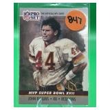 1990 PROSET HOF JOHN RIGGINS CARD