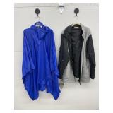 2 Pcs - Plastic Rain Poncho - Viningia Jacket