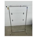 Metal Rolling Clothing Rack 37"x66"