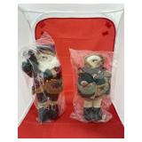 Plush Mr & Mrs Claus Holiday Dï¿½cor