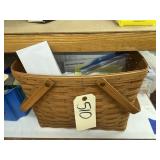 Wicker Basket w/Remot - Cassettes - Labels