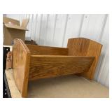 Wooden Doll Cradle