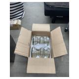 Pair Illuminated Pedestals w/Mirror Inserts