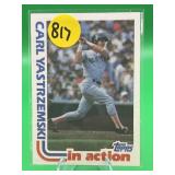 1982 TOPPS HOF CARL YASTRZEMSKI CARD
