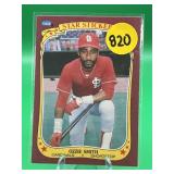 1986 FLEER HOF OZZIE SMITH CARD