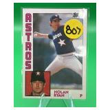 1984 TOPPS HOF NOLAN RYAN CARD