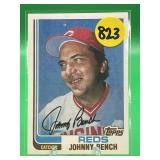 1982 TOPPS HOF JOHNNY BENCH CARD