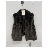 Investments Sz 3X Faux Fur Vest