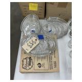 Pile of Glass Party Trays