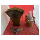 Metal Hanging Planter - Pots - Metal Eagle Dï¿½cor