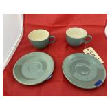 4 Pcs - Eddie Bauer Mugs & Saucers