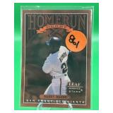 RARE CARD LEAF BARRY BONDS #1267 OF 2500