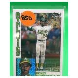 INSERT CARD TOPPS HOF RICKEY HENDERSON