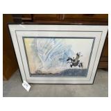 Framed Artwork by Carolyn Blish "Windborne"