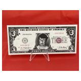 Novelty $3 Bill