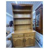 2 Pc Cabinet/Hutch 41"L x 20"W x 81"H