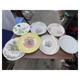 7 Pcs - Decorative Porcelain Plates