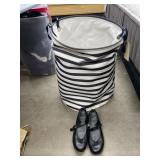 Laundry Basket w/Dansko Sz 40 Shoes