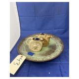 3 Pcs - Frankoma Wagon Wheel Creamer