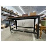 Garage Work Bench Metal w/Wood Top