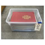 Assorted Sheet Music in Plastic Bin