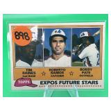 ROOKIE CARD 1981 TOPPS HOF TIM RAINES